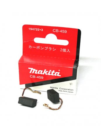 Угольные щетки 2шт (оригинал) CB-459 Makita для GA5030 GA5034 TM3000C PJ7000 JS1000 JS1601 (194722-3)
