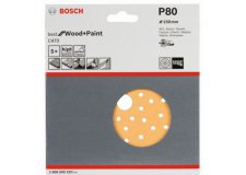 BOSCH 5 шлифлистов Best for Wood+Paint Multihole Ø150 K80 2.608.608.X83