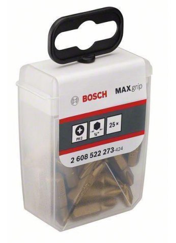 BOSCH Набор бит 25шт.TicTac PH2 Max Grip, 25мм 2.608.522.273