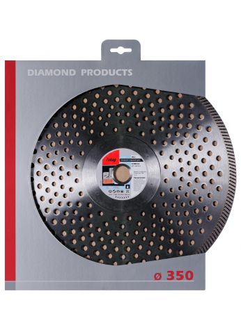 Алмазный диск (по бетону) FUBAG BS-I 350х2,8х25,4 58616-4