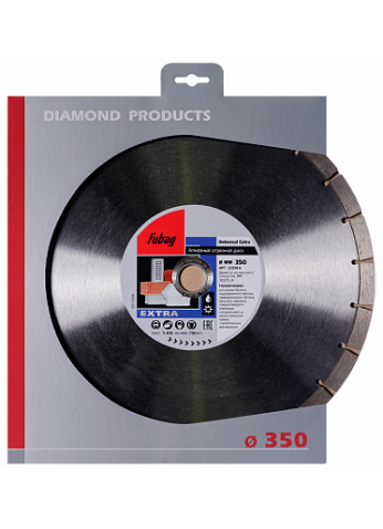 Алмазный диск FUBAG Universal Extra 350х3,2х25,4/30 32350-6