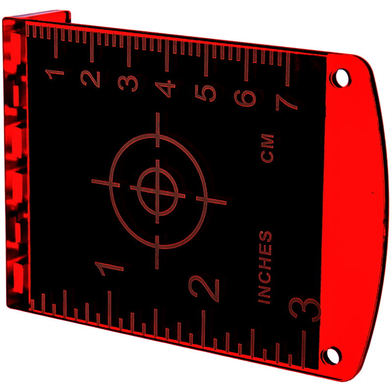 Детектор (мишень) и рейка для лазерного нивелира