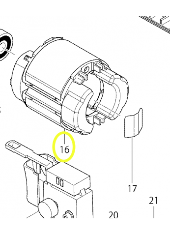 статор MT602-607 MAKITA 639358-6