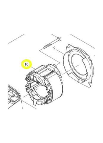 статор 4551А MAKITA 636394-3