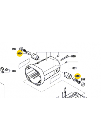 щетки угольные PCM7-8 BOSCH 1609BP7209