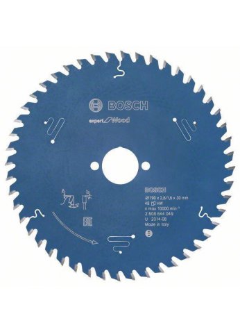 Пильный диск Expert for Wood 190x30x2.6/1.6x48T Bosch 2608644049 (оригинал)
