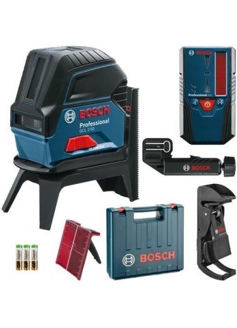 Лазерный нивелир Bosch GCL 2-50 Professional 0601066F01 (RM1, BM3, LR6) (оригинал)