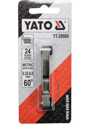 Резьбомер метрический "Yato" YT-29980