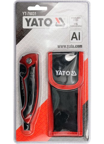 Нож складной + биты "Yato" YT-76031