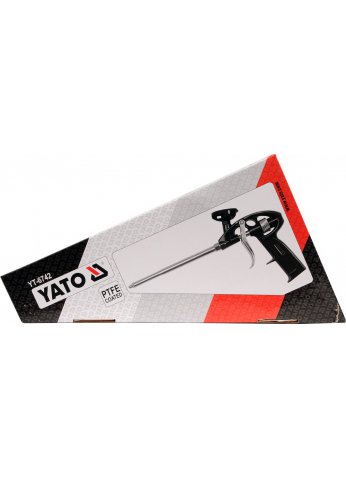 Пистолет для монтажной пены (черная ручка) "Yato" YT-6742