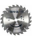 Диск пильный с напаянными зубцами из твердых сплавов 190/20 24T YT-60634 Yato