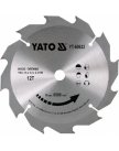 Диск пильный с напаянными зубцами из твердых сплавов 190/16 12T YT-60632 Yato