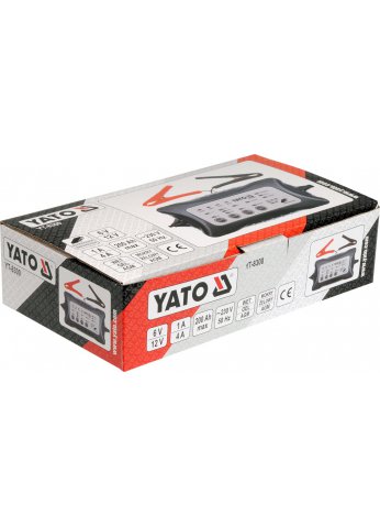 Зарядное устройство электронное (6/12V; 1/4A; мах 200Ah) YT-8300 Yato