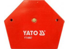 Струбцина магнитная для сварки 111х136х24мм (34.0кг) "Yato" YT-0867