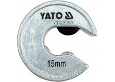 Труборез роликовый для пластика, Al, Cu d15мм "Yato" YT-22353