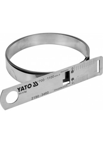 Циркометр для измерения длины окружности и диаметра d700-1100мм "Yato" YT-71702