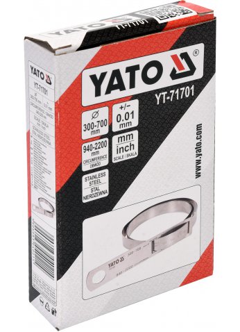 Циркометр для измерения длины окружности и диаметра d300-700мм "Yato" YT-71701