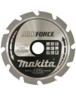 Пильный диск для дерева MAKFORCE, 190x30/20/15.88x1.4x12T, MAKITA