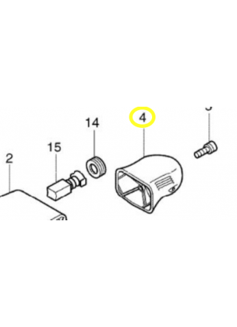 Передняя рукоятка к 9404/9903/ MAKITA 417049-7