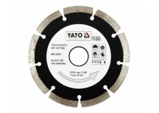 Круг алмазный 125x22,2мм (сегмент) "Yato" YT-6003