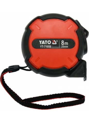 Рулетка 8мх25мм (бытовая) "Yato" YT-71058