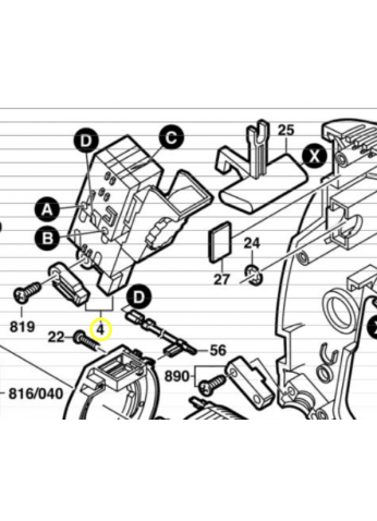 выключатель GSB13.16, PSB600 BOSCH 2607200556