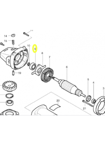 Подшипник 6201LLB MAKITA 211106-1