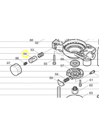 полугайка RP0910/RP1110С MAKITA 153476-1