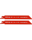 Полотна для сабельной пилы BI-METAL 150мм 10TPI (2шт) "Yato" YT-33930