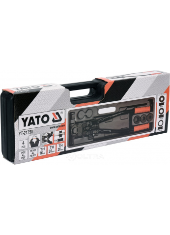 Пресс-клещи для металлопластиковых труб PEX-AL-PEX TH16-26 "Yato" YT-21750