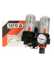 Фильтр-редуктор с манометром + смазочный прибор 1/2" "Yato" YT-2385