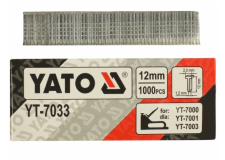 Гвозди для степлера 12х2,0х1,2мм (1000шт) "Yato" YT-7033