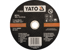 Круг отрезной по металлу 180х1,5х22мм "Yato" YT-5925