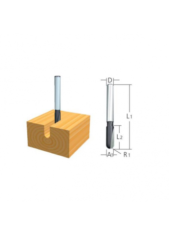 Фреза галтельная 16х12х12х38х2Т MAKITA D-10833