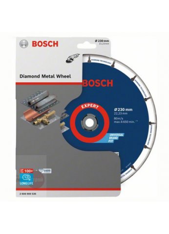 Алмазный круг 230-X-LOCK/22,23 мм по металлу Expert Diamond Metal Wheel, BOSCH (2608900536)