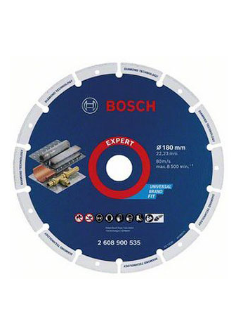 Алмазный круг 180-X-LOCK/22,23 мм по металлу Expert Diamond Metal Wheel, BOSCH (2608900535)