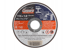 Круг отрезной 115х1.0x22.2 мм для металла GEPARD (по металлу и нерж. стали) GP15115-10