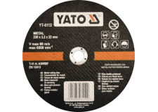 Круг отрезной по металлу 230х3,2х22мм "Yato" YT-6112