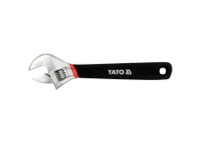 Ключ разводной с ПВХ ручкой 375мм, губки до 45,0мм "Yato" YT-21654