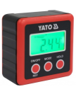 Угломер электронный 58x58x32мм., диапазон 4х90°, LCD "Yato" YT-71000