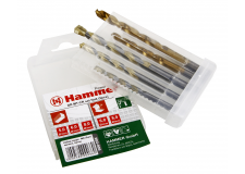 62829 Набор сверл Hammer Flex 202-906 DR set No6 (5pcs) 5-8mm металл\камень, 5шт.(подарок) .Hammer 202-906