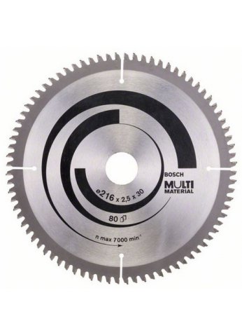 Пильный диск универсальный Bosch Multi Material 216х30, 80зуб (2608640447) (оригинал)