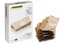 Бумажные фильтр-мешки (оригинал) 5шт Karcher для MV 2 WD 2 (6.904-322.0) ГЕРМАНИЯ