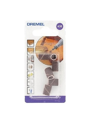 Шлифовальная лента Dremel (438) ( 2615043832) 6,4 мм, зерно 120 (6 шт.)