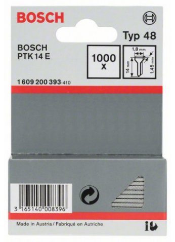 Гвозди тип 48 Bosch Professional 14мм 1609200393