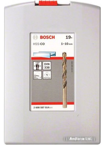 Набор сверел по металлу Bosch 2608587014 19 предметов (оригинал)