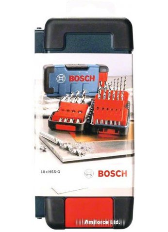 Набор сверел по металлу Bosch 2607019578 18 предметов