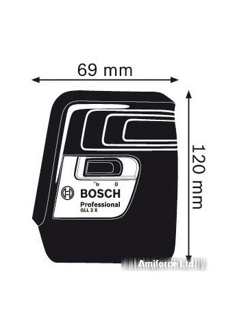 Лазерный нивелир Bosch GLL 3 X Professional [0601063CJ0] (оригинал)