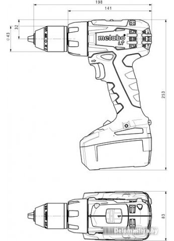 Дрель-шуруповерт Metabo BS 18 LT Compact