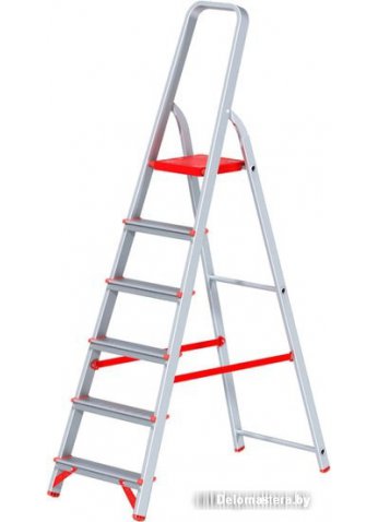 Лестница-стремянка Новая высота NV 311 алюминиевая профессиональная 6 ступеней